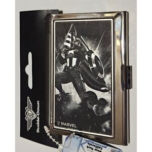 Marvel Captain America Business Card Holder Buckle-Down Superhero Comics
